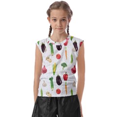 Vegetable Kids  Raglan Cap Sleeve Tee