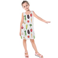 Vegetable Kids  Sleeveless Dress