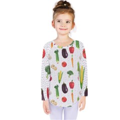 Vegetable Kids  Long Sleeve Tee