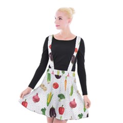 Vegetable Suspender Skater Skirt