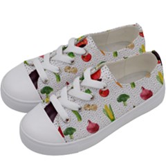 Vegetable Kids  Low Top Canvas Sneakers