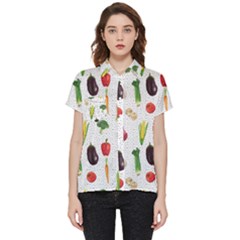Vegetable Short Sleeve Pocket Shirt by SychEva