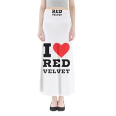 I Love Red Velvet Full Length Maxi Skirt by ilovewhateva