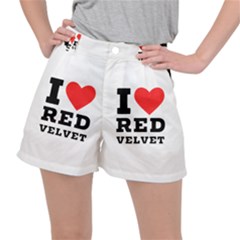 I Love Red Velvet Women s Ripstop Shorts by ilovewhateva
