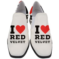I Love Red Velvet Women Slip On Heel Loafers by ilovewhateva