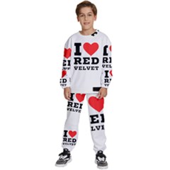 I Love Red Velvet Kids  Sweatshirt Set by ilovewhateva