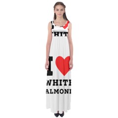 I Love White Almond Empire Waist Maxi Dress by ilovewhateva