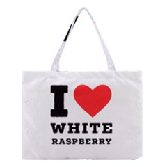 I Love White Raspberry Medium Tote Bag by ilovewhateva