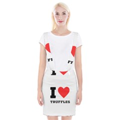 I Love Truffles Braces Suspender Skirt by ilovewhateva