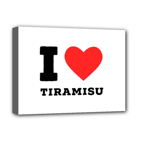 I Love Tiramisu Deluxe Canvas 16  X 12  (stretched) 