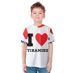 I Love Tiramisu Kids  Cotton Tee