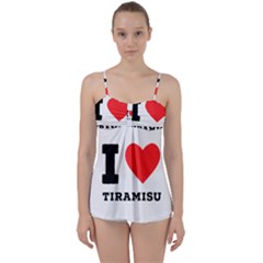 I Love Tiramisu Babydoll Tankini Set by ilovewhateva