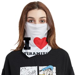 I Love Tiramisu Face Covering Bandana (two Sides) by ilovewhateva