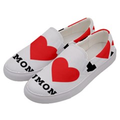 I Love Spumoni Men s Canvas Slip Ons by ilovewhateva