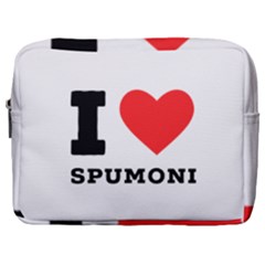 I Love Spumoni Make Up Pouch (large) by ilovewhateva