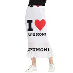 I Love Spumoni Maxi Fishtail Chiffon Skirt by ilovewhateva
