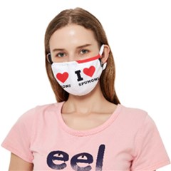 I Love Spumoni Crease Cloth Face Mask (adult) by ilovewhateva