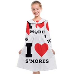 I Love S’mores  Kids  Midi Sailor Dress by ilovewhateva