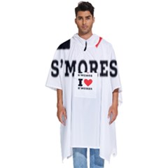 I Love S’mores  Men s Hooded Rain Ponchos by ilovewhateva
