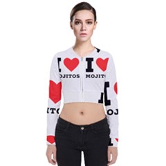 I Love Mojitos  Long Sleeve Zip Up Bomber Jacket by ilovewhateva
