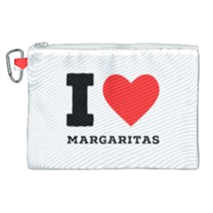 I Love Margaritas Canvas Cosmetic Bag (xl) by ilovewhateva