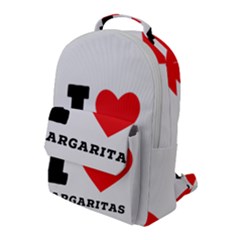 I Love Margaritas Flap Pocket Backpack (large) by ilovewhateva