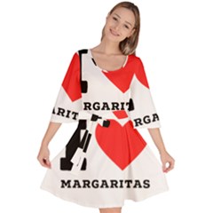 I Love Margaritas Velour Kimono Dress by ilovewhateva