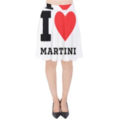 I Love Martini Velvet High Waist Skirt by ilovewhateva