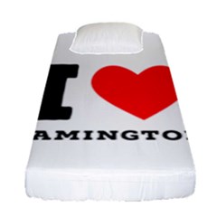 I Love Lamington Fitted Sheet (single Size) by ilovewhateva