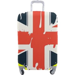Union Jack England Uk United Kingdom London Luggage Cover (large) by Ravend