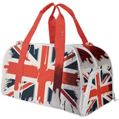 Union Jack England Uk United Kingdom London Burner Gym Duffel Bag by Ravend