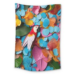 Confetti Tropical Ocean Themed Background Abstract Large Tapestry by Ravend