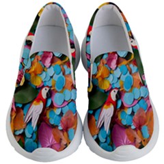 Confetti Tropical Ocean Themed Background Abstract Kids Lightweight Slip Ons