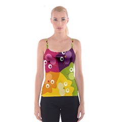 Colorful Cats Spaghetti Strap Top by Sparkle