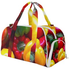Colorful Capsicum Burner Gym Duffel Bag by Sparkle