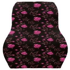 Pink Glowing Flowers Car Seat Back Cushion  by Sparkle