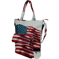 Patriotic Usa United States Flag Old Glory Shoulder Tote Bag by Ravend