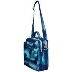 Moonlight High Tide Storm Tsunami Waves Ocean Sea Crossbody Day Bag