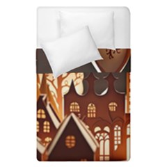 Gingerbread House Gingerbread Christmas Xmas Winter Duvet Cover Double Side (single Size) by Ravend