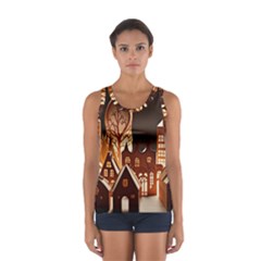 Gingerbread House Gingerbread Christmas Xmas Winter Sport Tank Top 