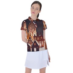 Gingerbread House Gingerbread Christmas Xmas Winter Women s Polo Tee