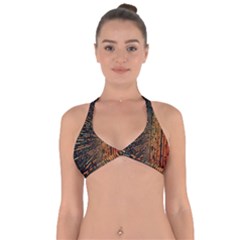 Data Abstract Abstract Background Background Halter Neck Bikini Top by Ravend