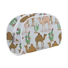 Camels-cactus-desert-pattern Make Up Case (small) by Salman4z