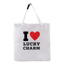 I Love Lucky Charm Grocery Tote Bag by ilovewhateva