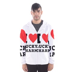 I Love Lucky Charm Men s Hooded Windbreaker by ilovewhateva