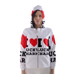 I Love Lucky Charm Women s Hooded Windbreaker by ilovewhateva