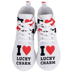 I Love Lucky Charm Women s Lightweight High Top Sneakers by ilovewhateva