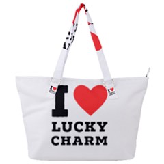 I Love Lucky Charm Full Print Shoulder Bag