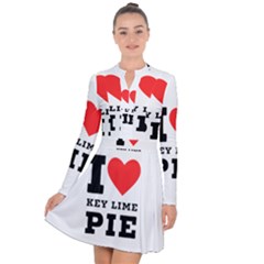 I Love Key Lime Pie Long Sleeve Panel Dress by ilovewhateva