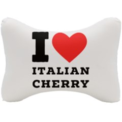 I Love Italian Cherry Seat Head Rest Cushion by ilovewhateva